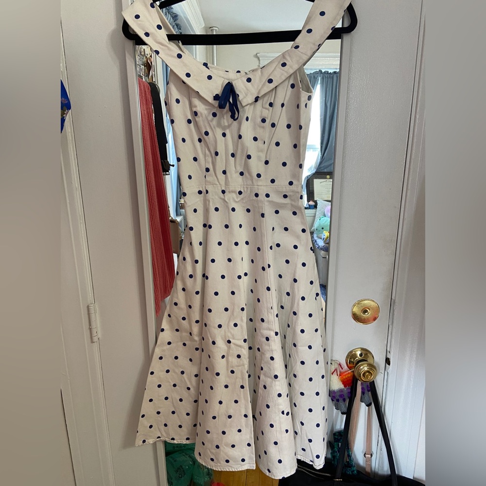 ModCloth Polka Dot Sailor Dress